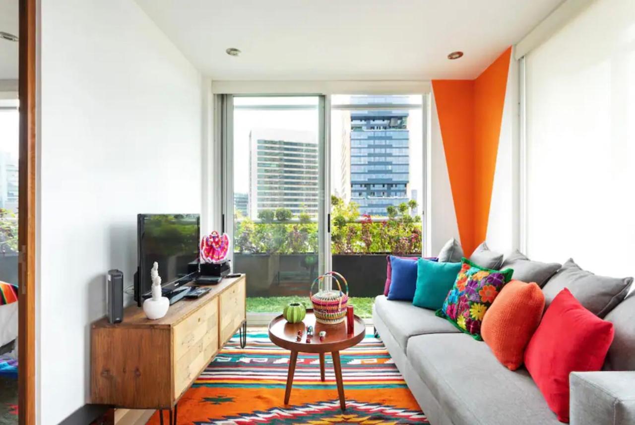 Departamento Mexicano En Polanco. Pool - Gym - Parking Meksyk Zewnętrze zdjęcie