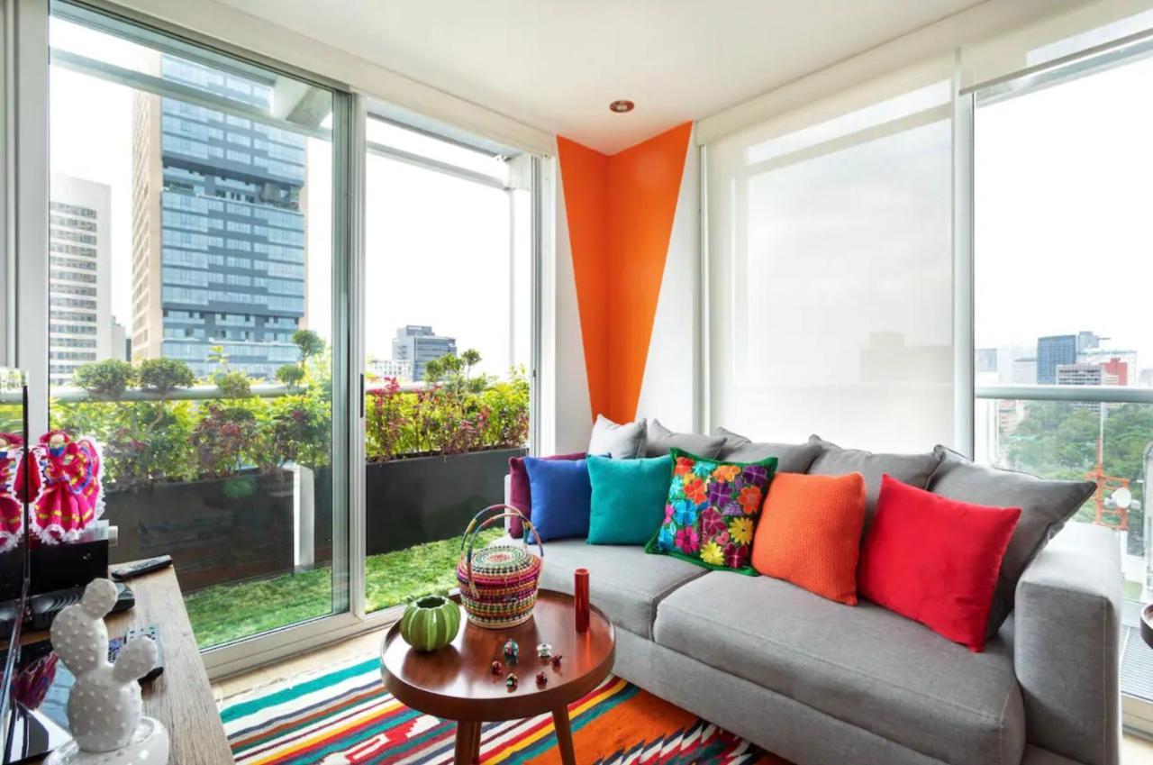 Departamento Mexicano En Polanco. Pool - Gym - Parking Meksyk Zewnętrze zdjęcie