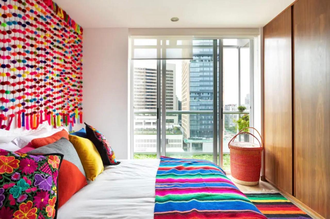 Departamento Mexicano En Polanco. Pool - Gym - Parking Meksyk Zewnętrze zdjęcie